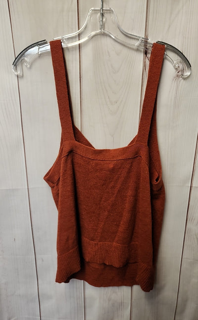 NWT Banana Republic Women's Size L Orange Sleeveless Top