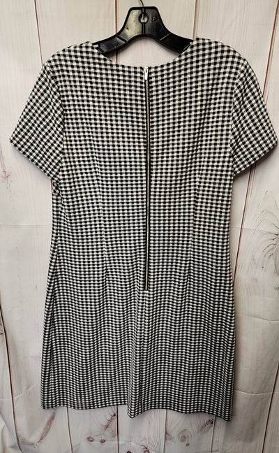 Calvin Klein Women's Size 12 White & Black Dress