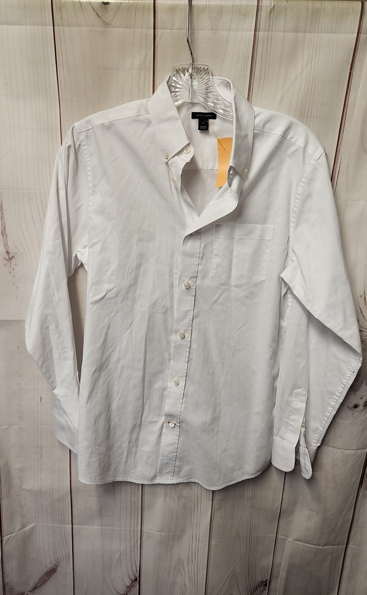 Tommy Hilfiger Boy's Size 18 White Shirt