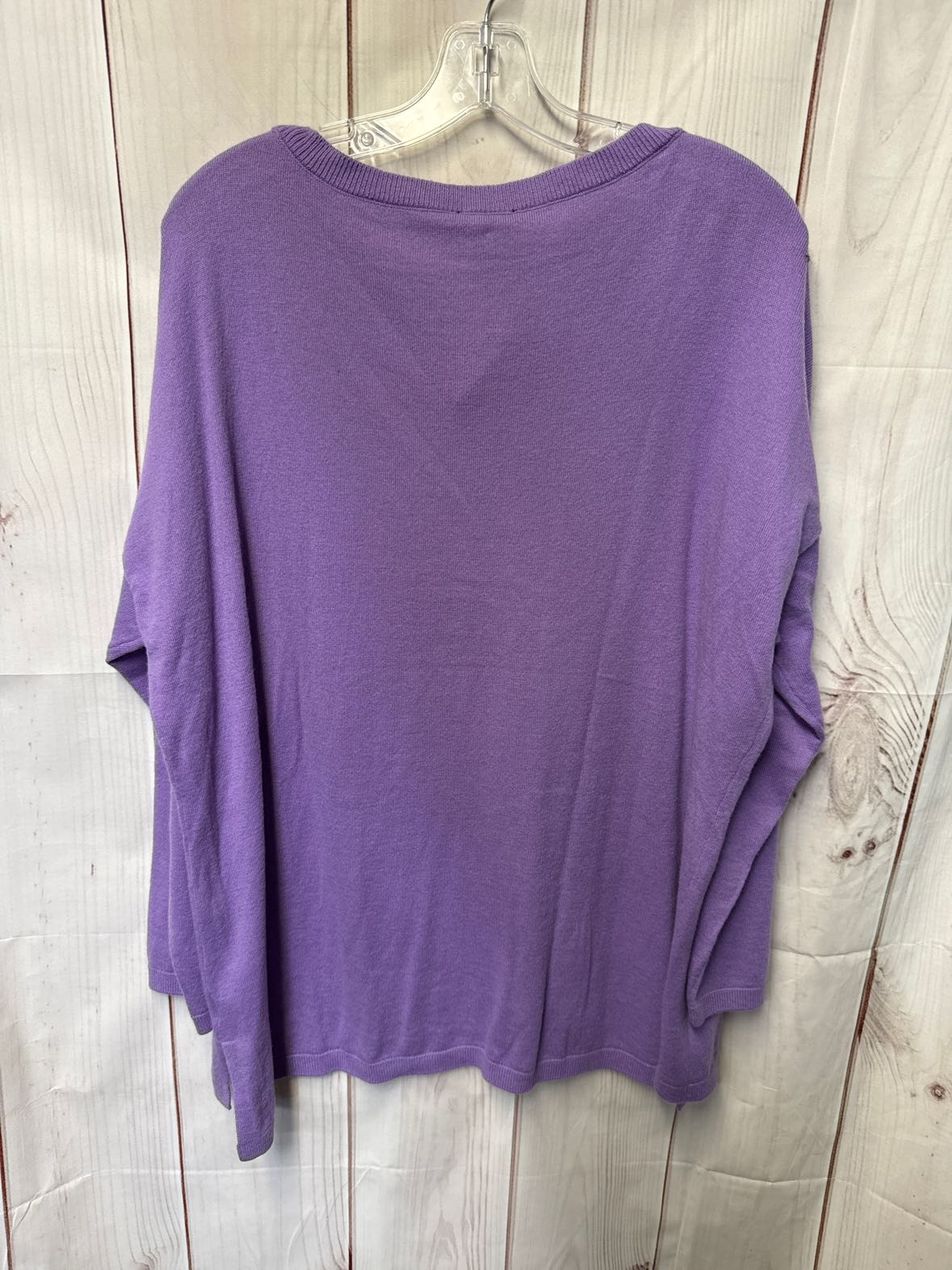 Talbots Women's Size 2X Purple Sweater
