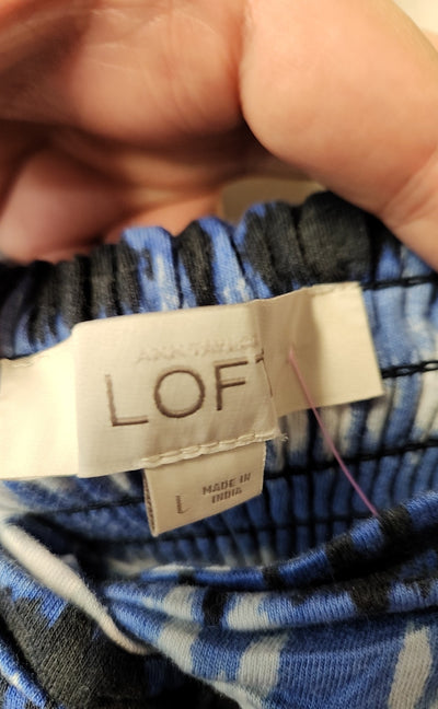 Loft Women's Size L Blue Dress