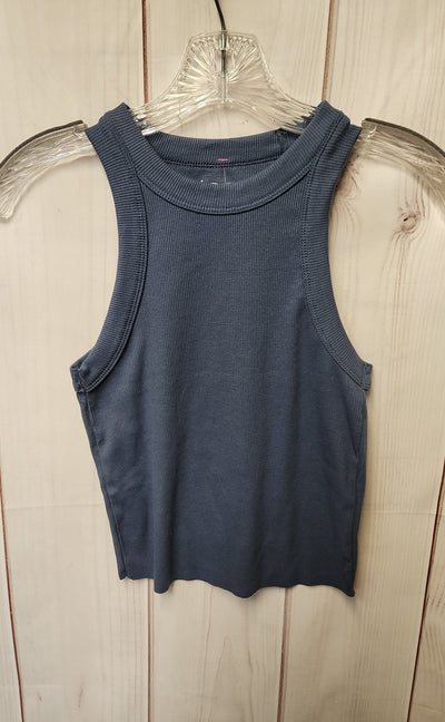 So Women's Size S Blue Sleeveless Top