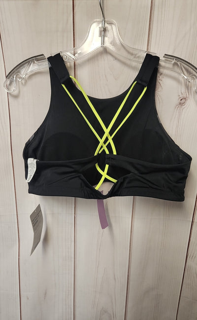 NWT Athleta Women's Size L Black Sports Bra