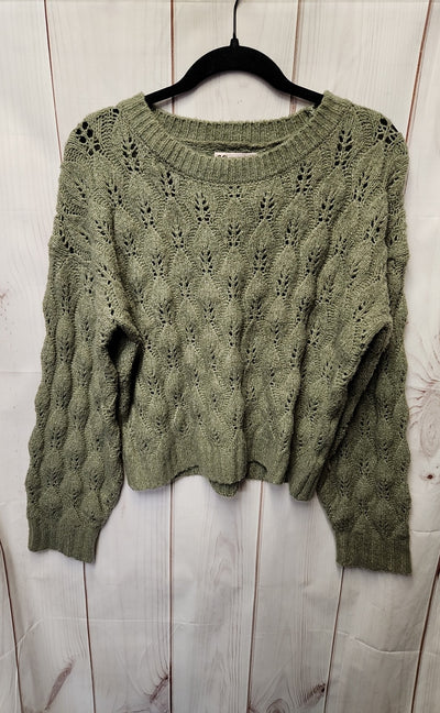 So Women's Size M Green Sweater