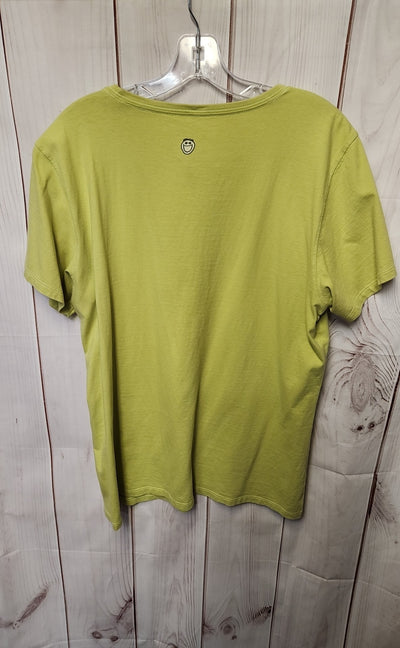 Life Is Good Women's Size XL Green Short Sleeve Top
