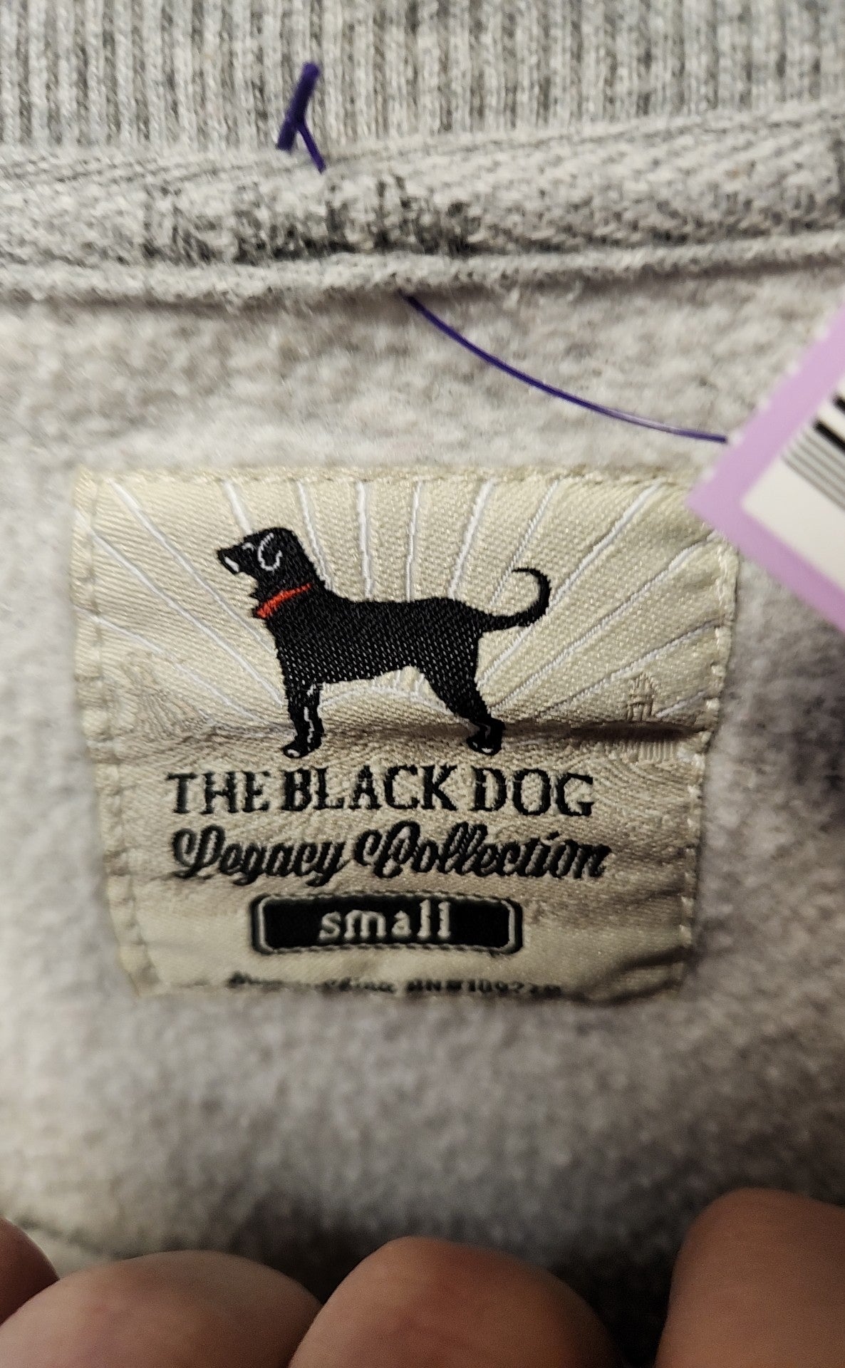 The Black Dog Women's Size S Gray Sweatshirt