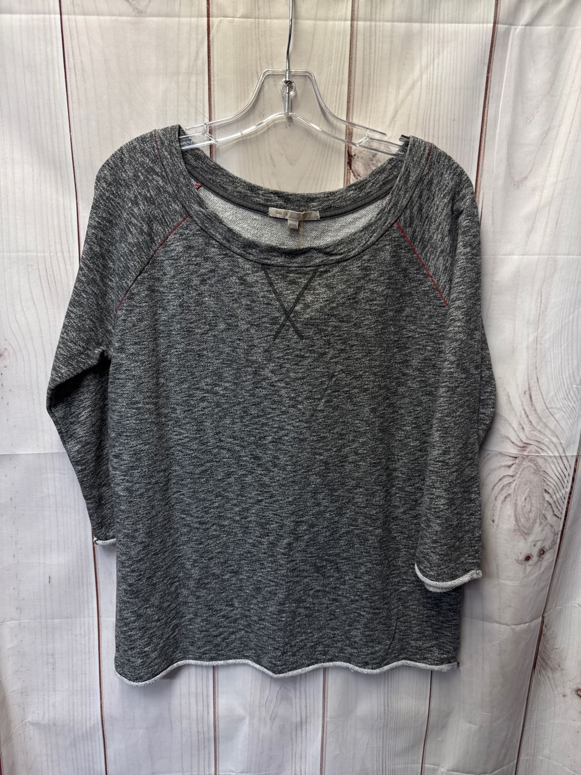 Gap Women's Size M Gray 3/4 Sleeve Top