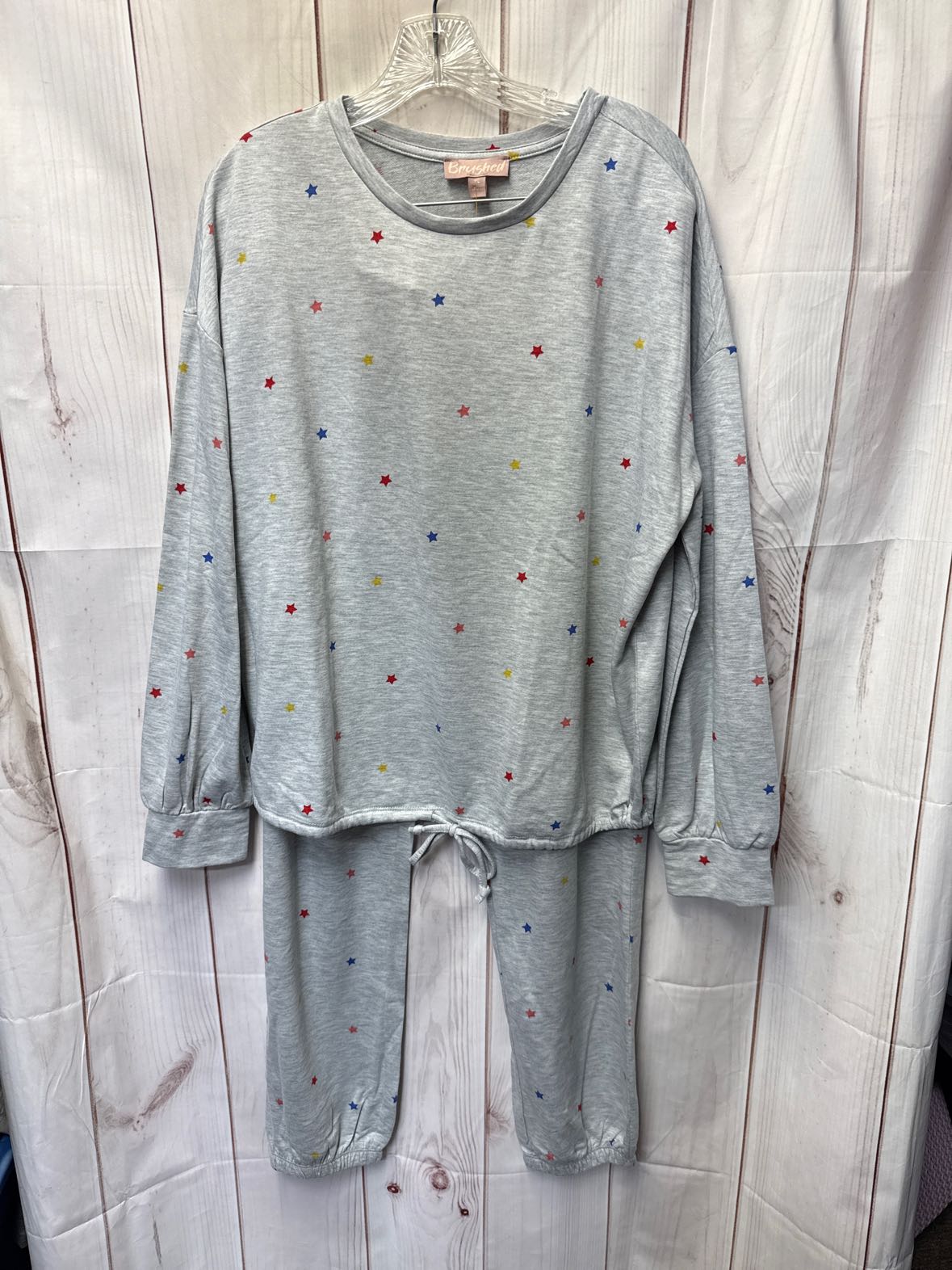 Brushed Women's Size XL Gray Pajamas