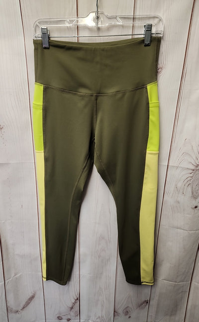 Move Theology Women's Size L Green Leggings