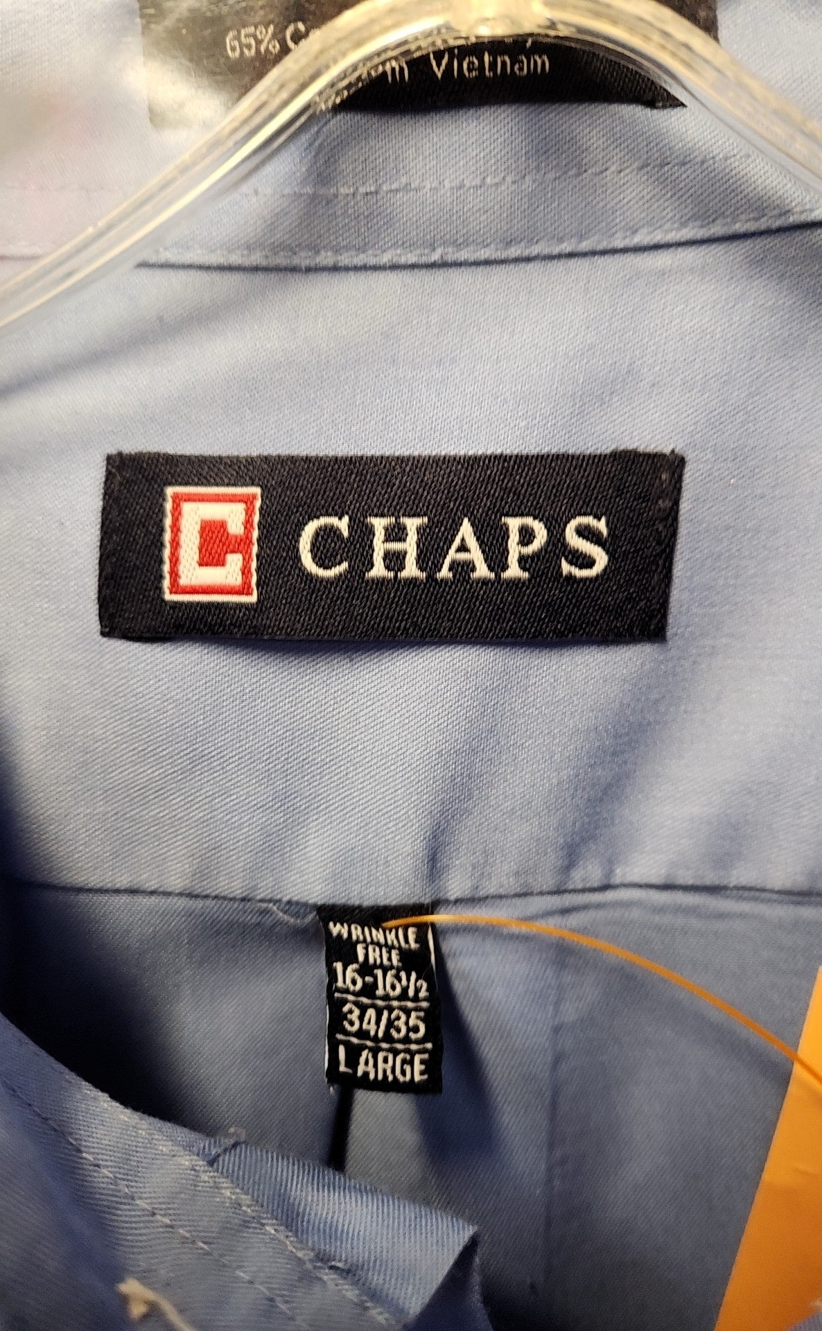 Chaps Men's Size L Blue Shirt