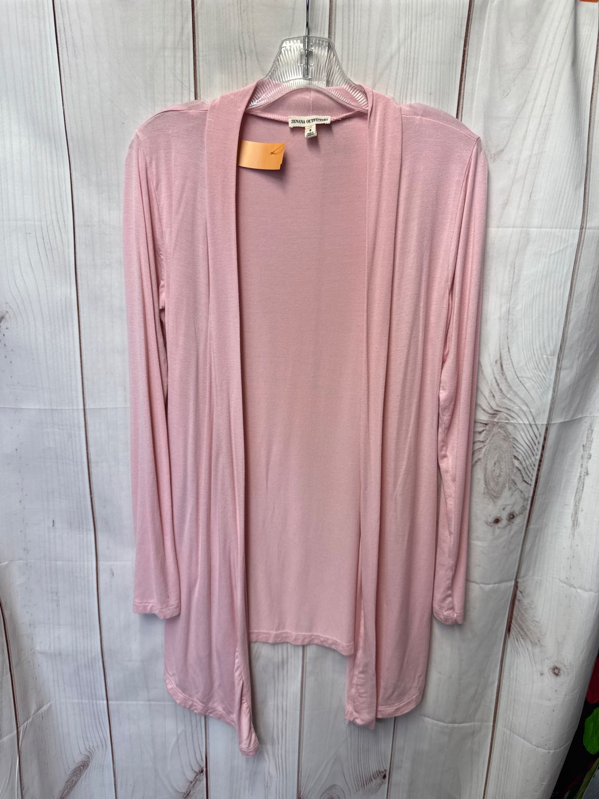 Zenana Women's Size S Pink Cardigan