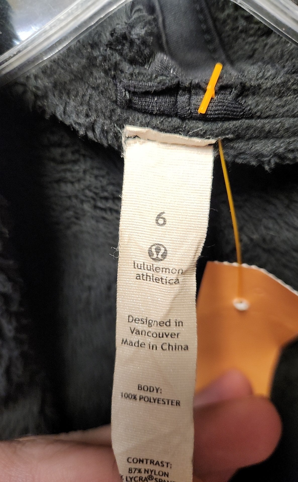 Lululemon Women's Size 6 Black Cardigan