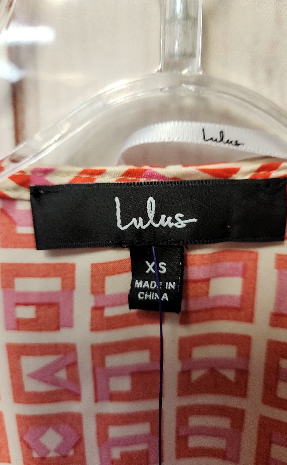 Lulus Women's Size XS Red Short Sleeve Top