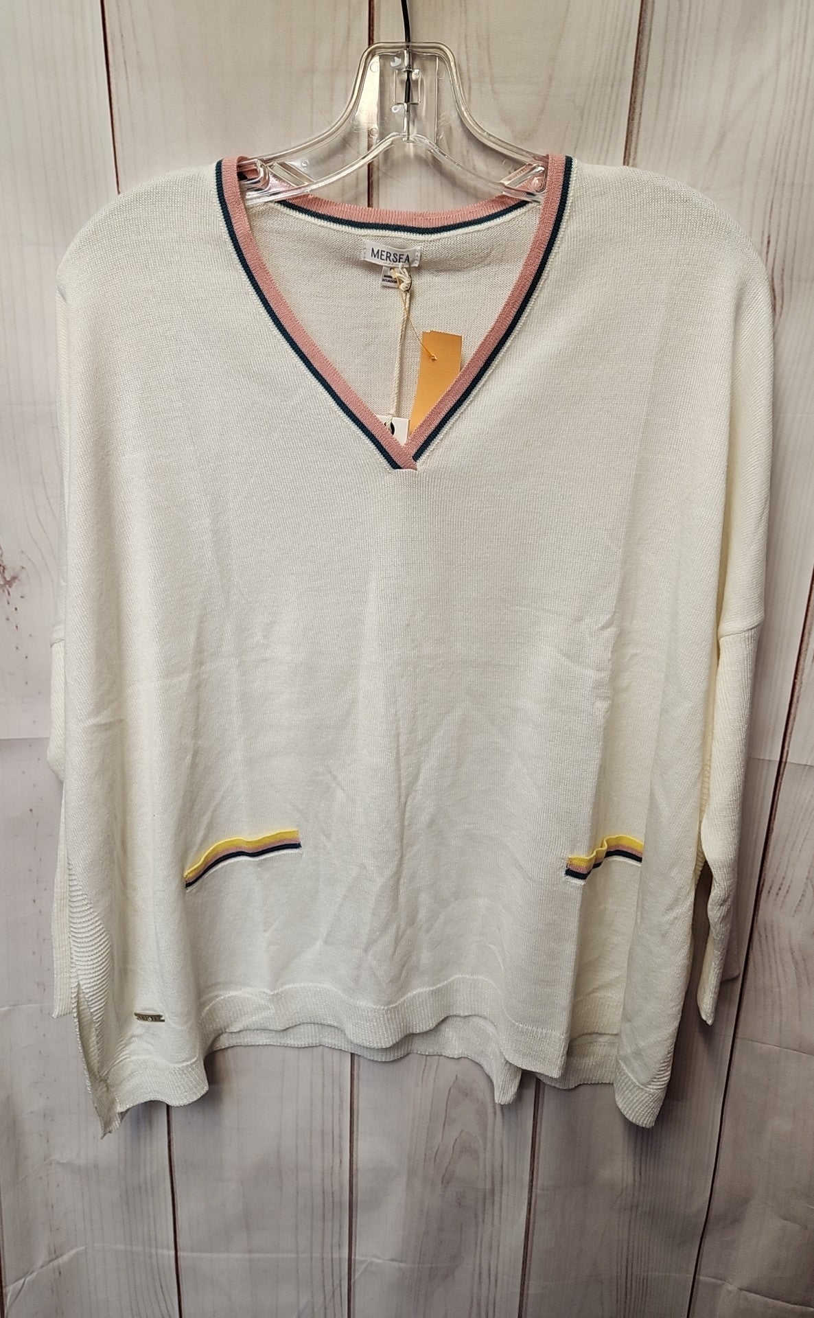 NWT Mer Sea Women's Size Petite White Sweater