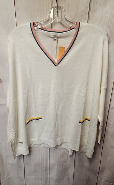 NWT Mer Sea Women's Size Petite White Sweater