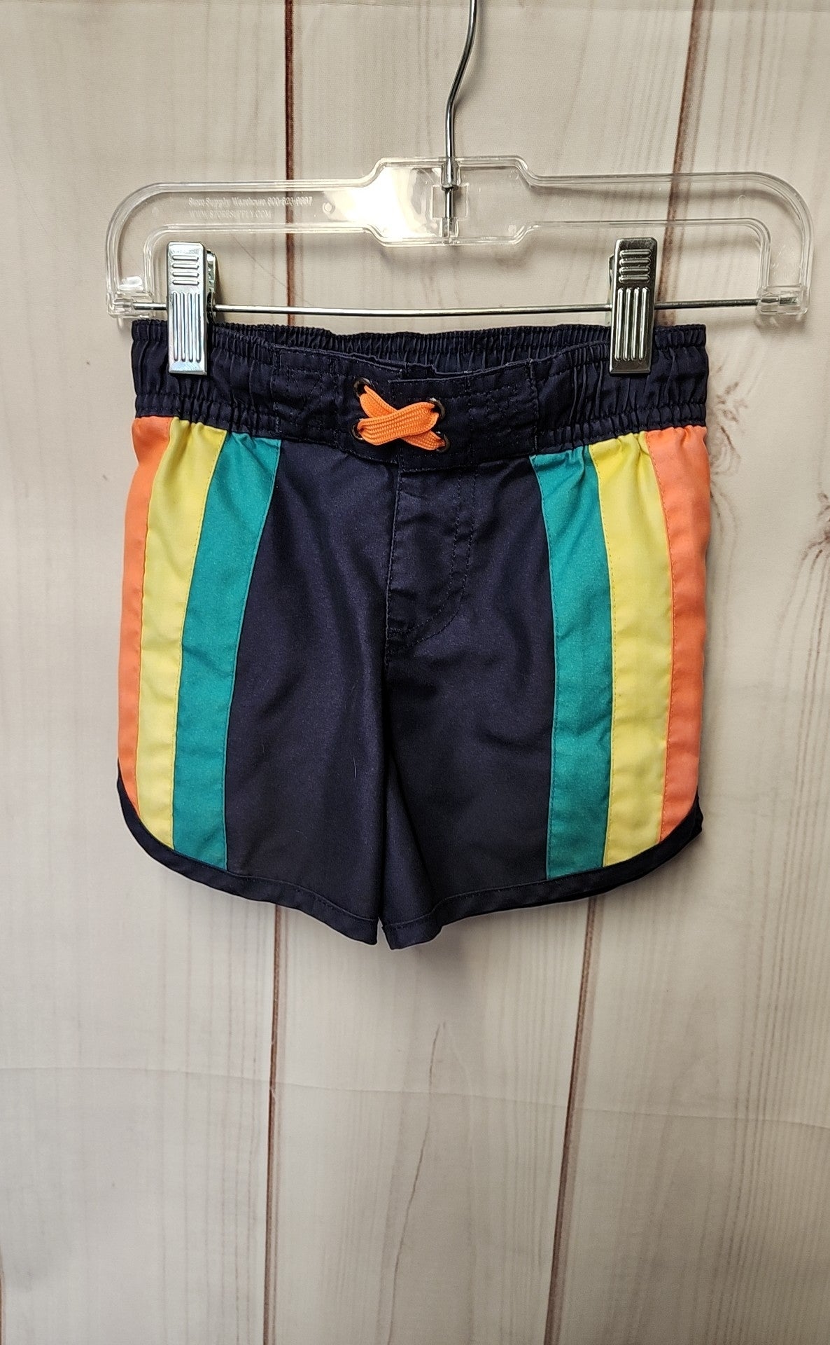 Cat & Jack Boy's Size 2 Navy Swim Trunks