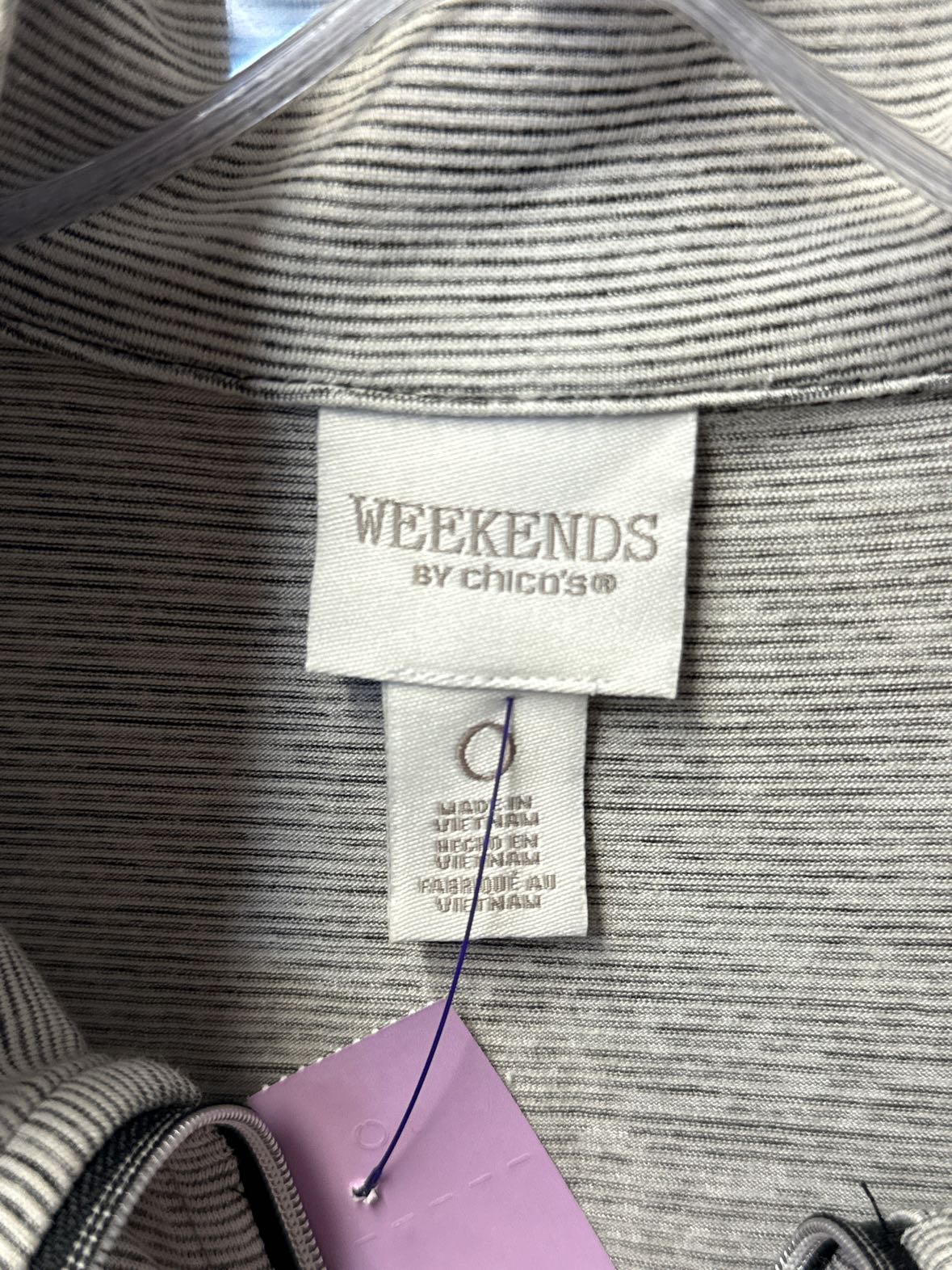 Chico's Women's Size 0 = US S Gray Jacket
