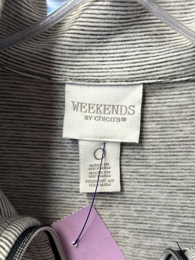 Chico's Women's Size 0 = US S Gray Jacket