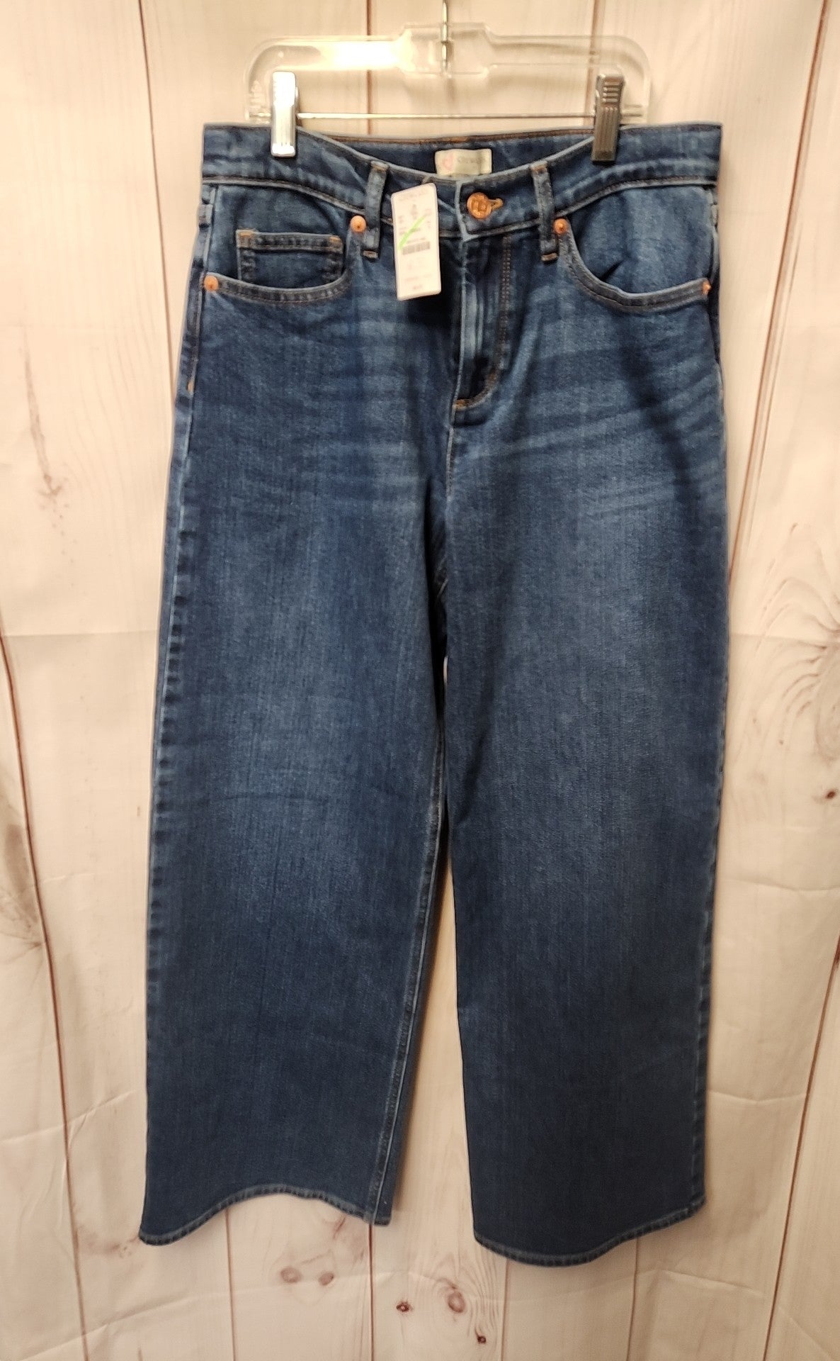 NWT Crewcuts Girl's Size 16 Blue Jeans Wide Leg