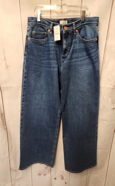 NWT Crewcuts Girl's Size 16 Blue Jeans Wide Leg