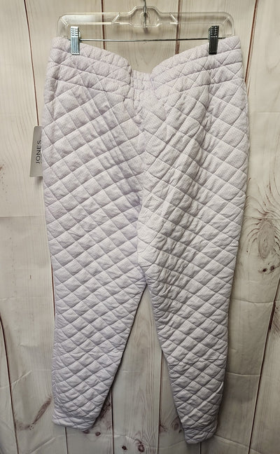 NWT Jones New York Women's Size L Purple Sweatpants