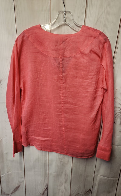 NWT J Crew Women's Size XS Pink 3/4 Sleeve Top