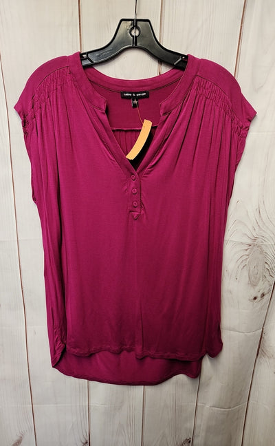 Cable & Gauge Women's Size XL Pink Sleeveless Top
