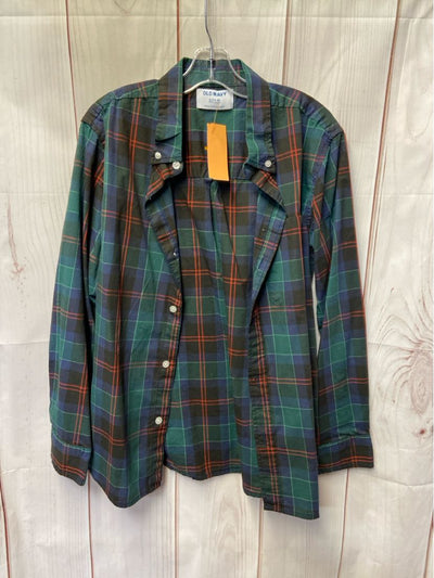 Old Navy Boy's Size 14/16 Green Shirt