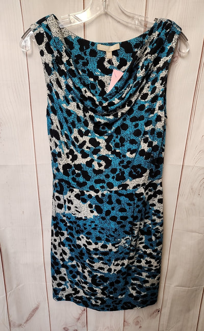 Banana Republic Women's Size M Black & Blue Dress