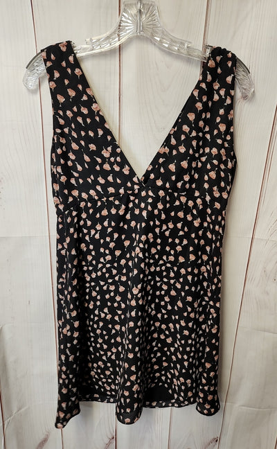 BP Women's Size M Black Floral Dress