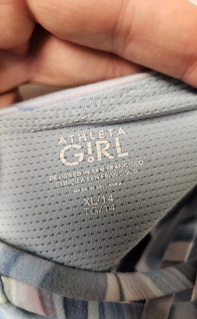 Athleta Girl's Size 14 Blue Sports Bra