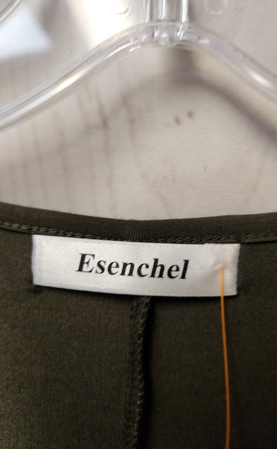 Esenchel Women's Size XL Olive Green 3/4 Sleeve Top
