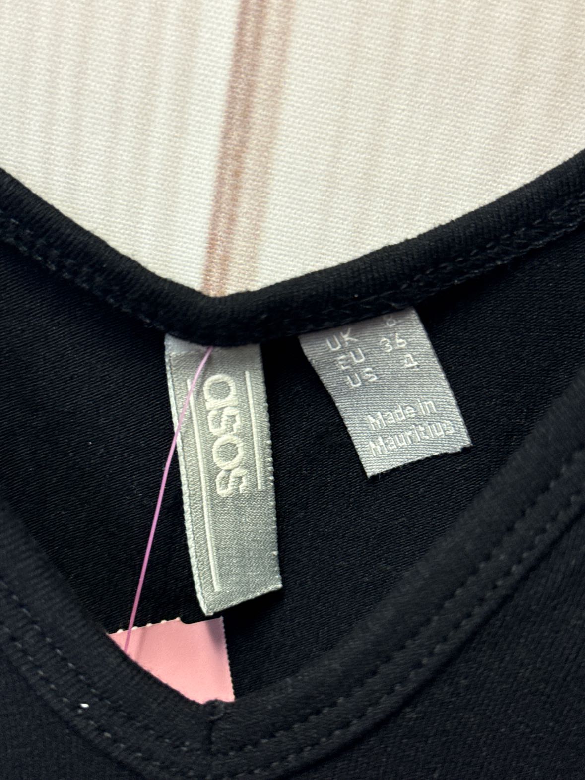 Asos Women's Size 4 Black Bodysuit