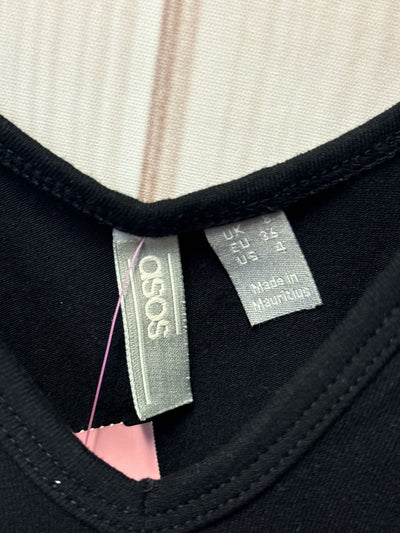 Asos Women's Size 4 Black Bodysuit