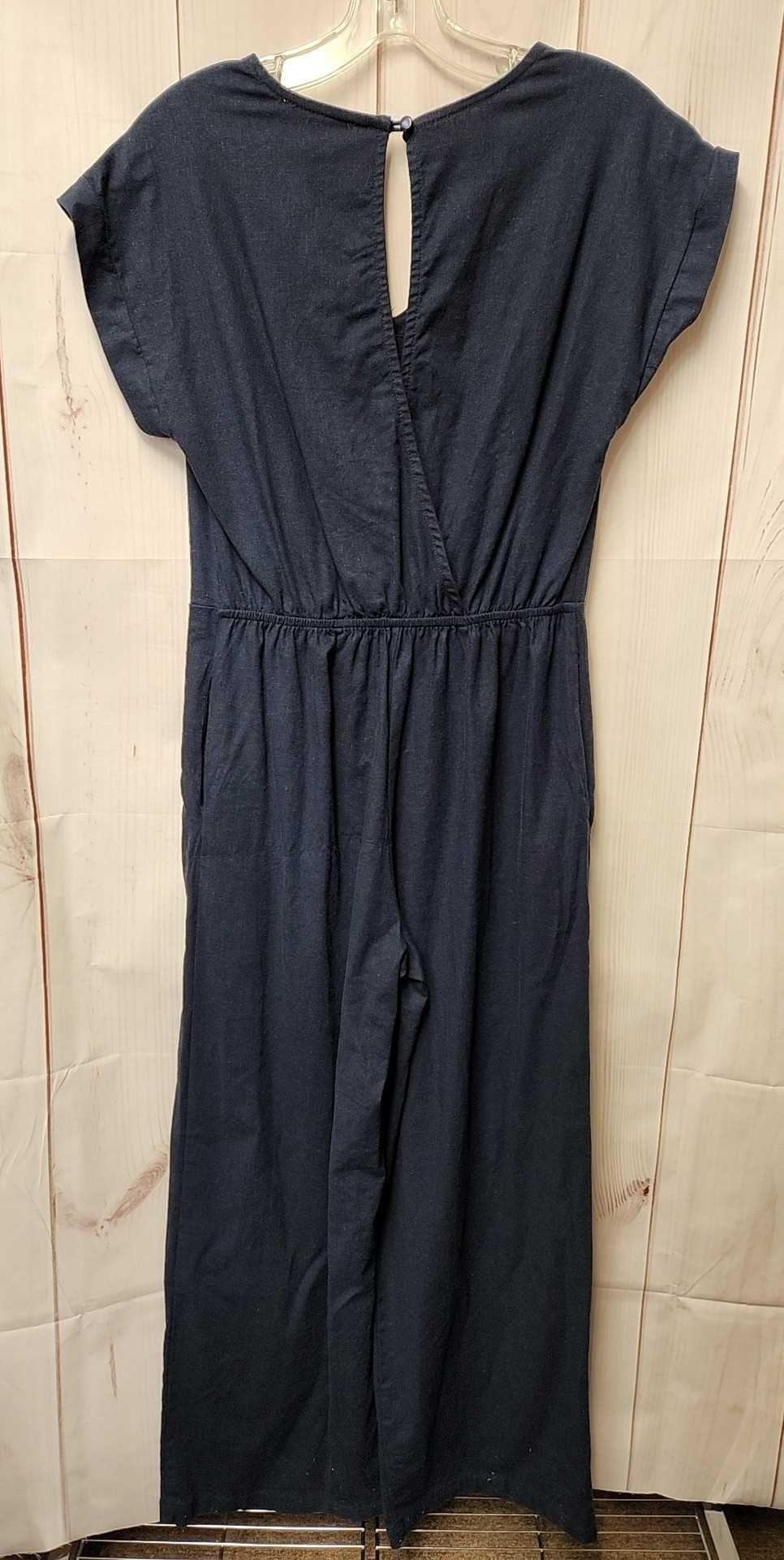 Monteau Women's Size M Navy Jumpsuit