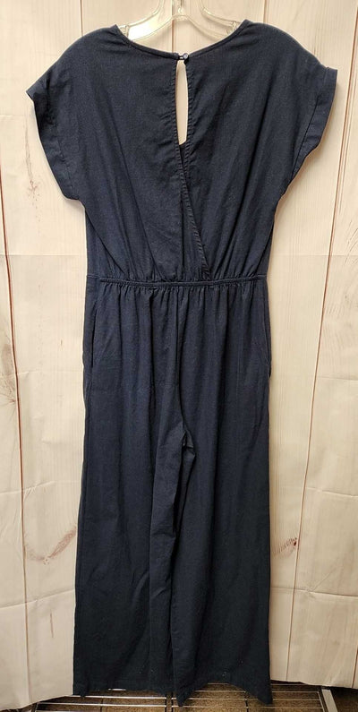 Monteau Women's Size M Navy Jumpsuit