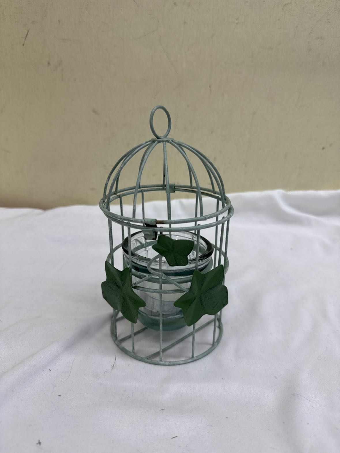 Blue Cage Candleholder(s)