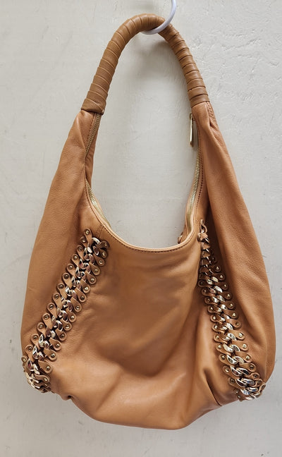 Michael Kors Tan Purse Bag - As Is marks on outside