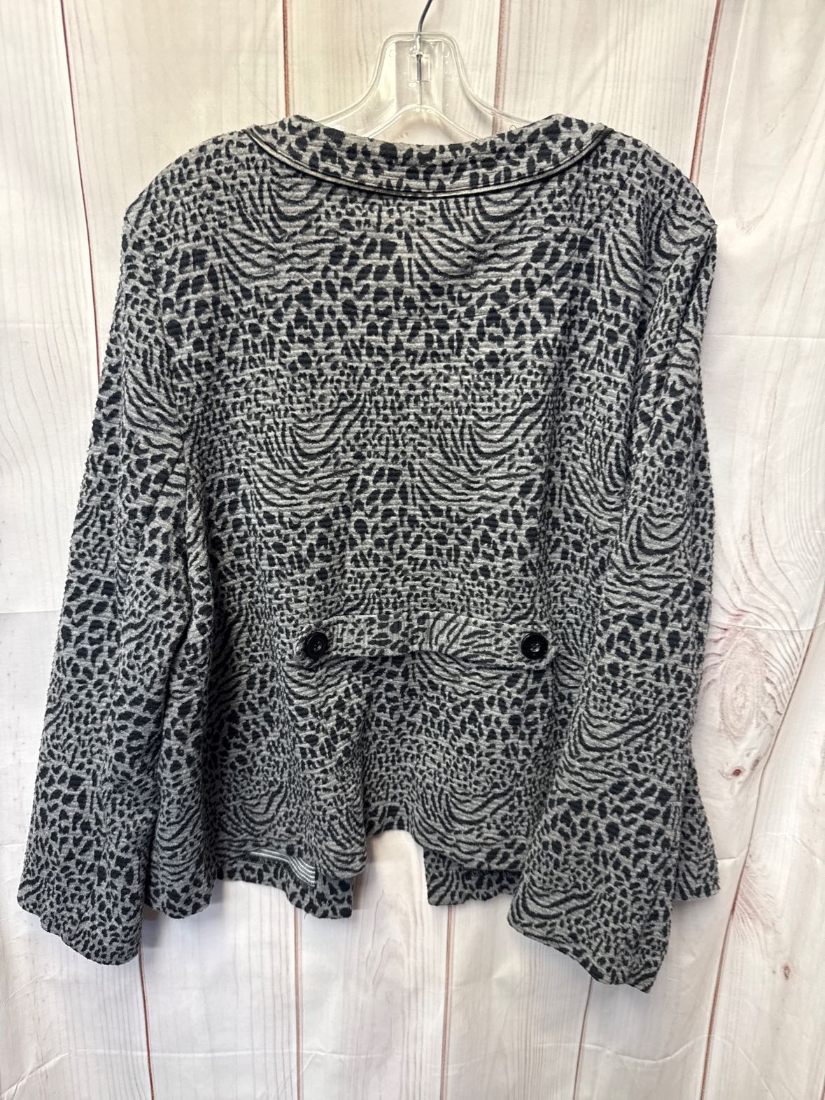 JM Collection Women's Size XL Gray Cardigan