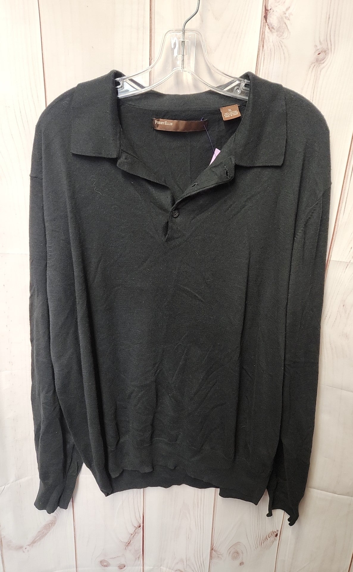 Perry Ellis Men's Size XL Black Sweater