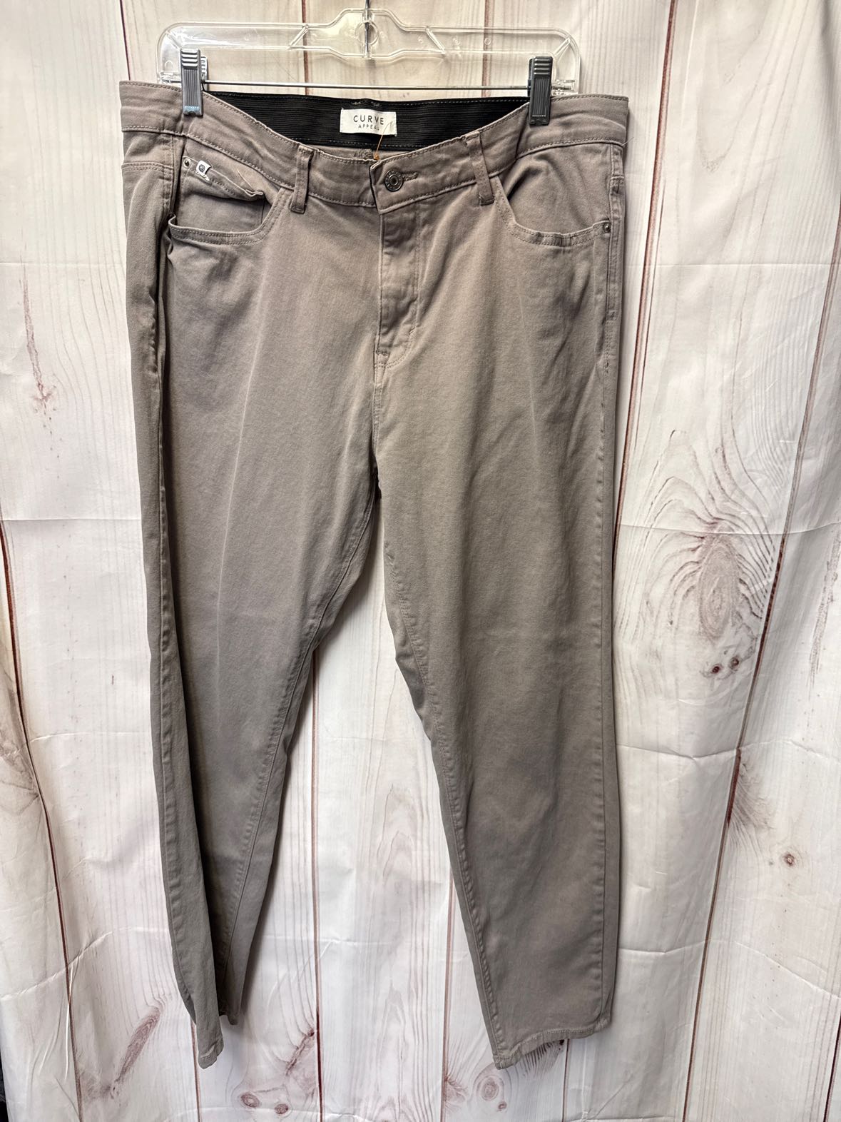 Curve Appeal Women's Size 32 (13-14) Gray Pants
