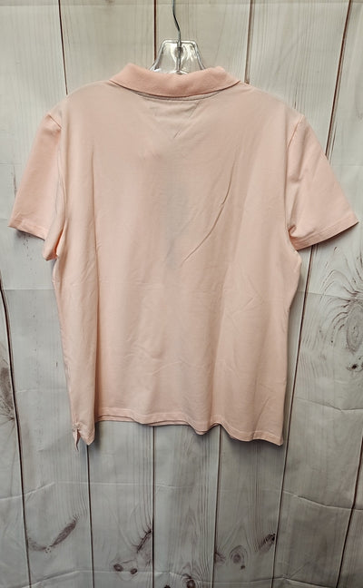 NWT Tommy Hilfiger Women's Size XL Pink Short Sleeve Top