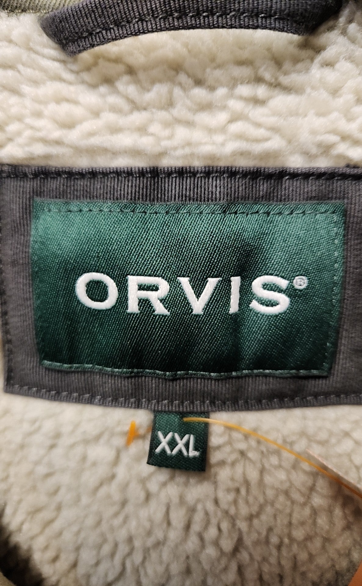 Orvis Men's Size XXL Gray Jacket