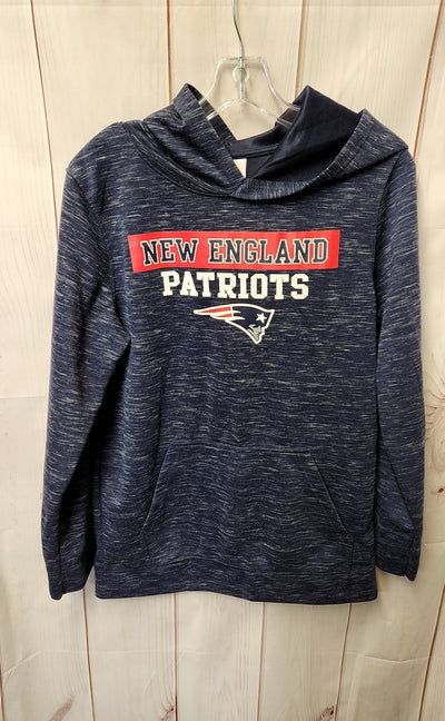 New England Patriots NFL Boy's Size 14/16 Navy Sweatshirt
