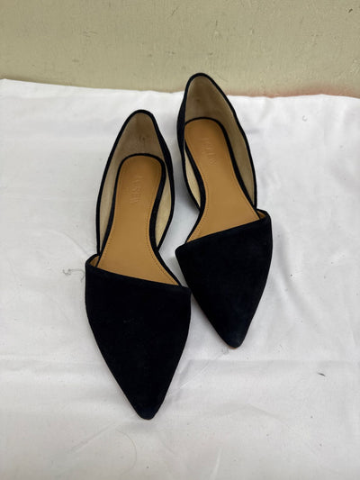 J Crew Women's Size 7 Black Flats Shoes