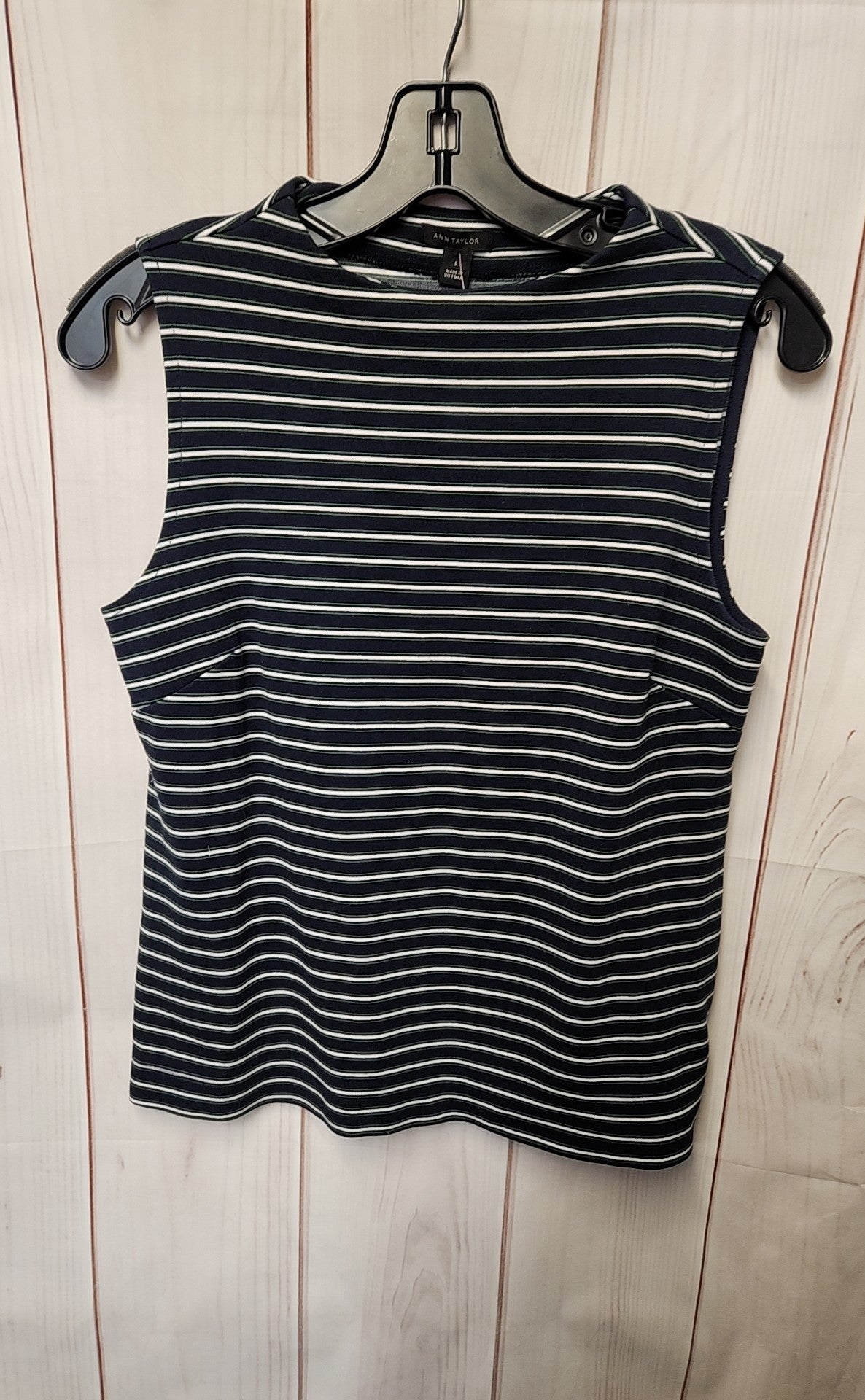 Ann Taylor Women's Size S Navy Sleeveless Top