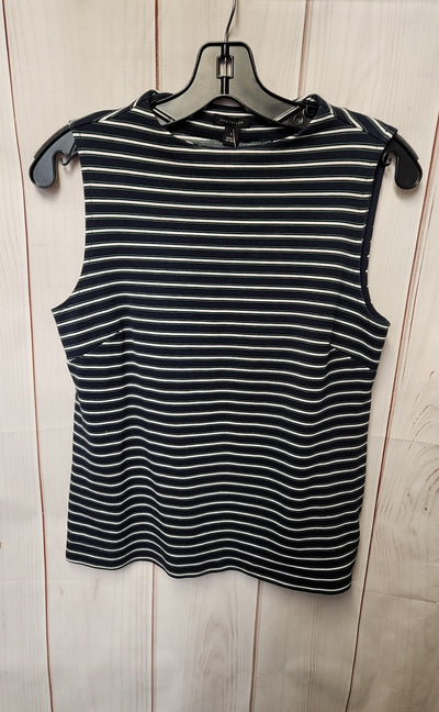 Ann Taylor Women's Size S Navy Sleeveless Top