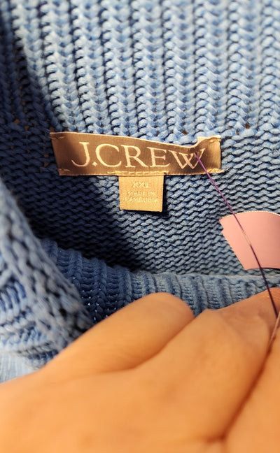 J Crew Women's Size XXL Blue Sweater