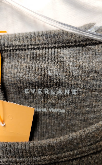 Everlane Women's Size L Gray Long Sleeve Top