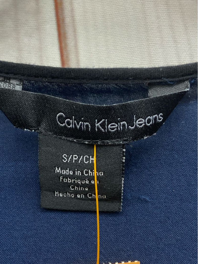 Calvin Klein Women's Size S Navy Long Sleeve Top